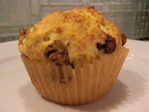 gluten free chocolate chip muffin