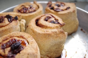 timtana and buckwheat cinnamon buns
